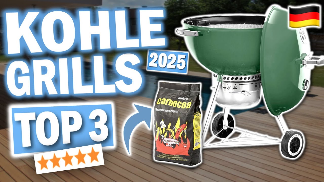 HOLZKOHLEGRILL kaufen: Top 3 Holzkohlegrills 2026 im Vergleich!