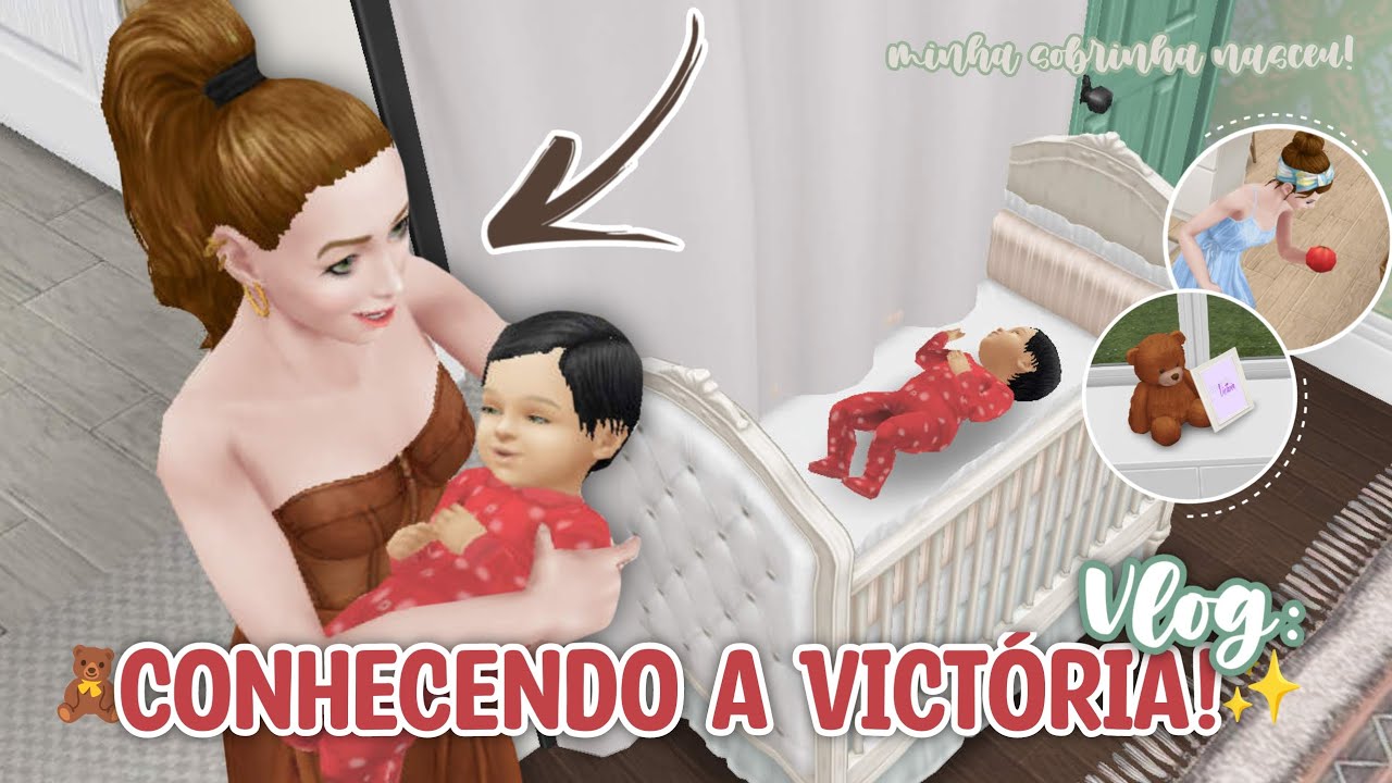 Minha Sobrinha Nasceu! – Vlog |🍼🩷| The Sims FreePlay