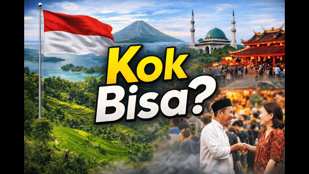 Indonesia Ramai & Beragam, Tapi Kok Bisa Tetap Rukun?