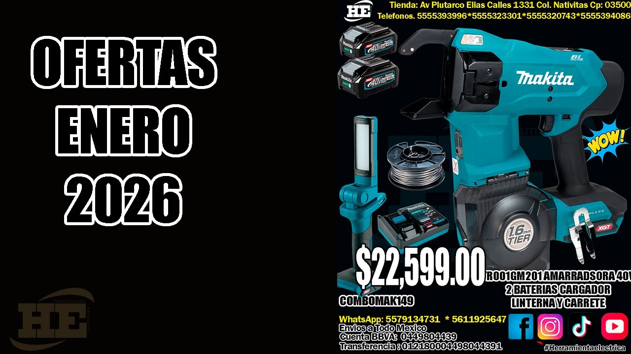 Gran oferta #makita  Amarradora 40v en #herramientaelectrica