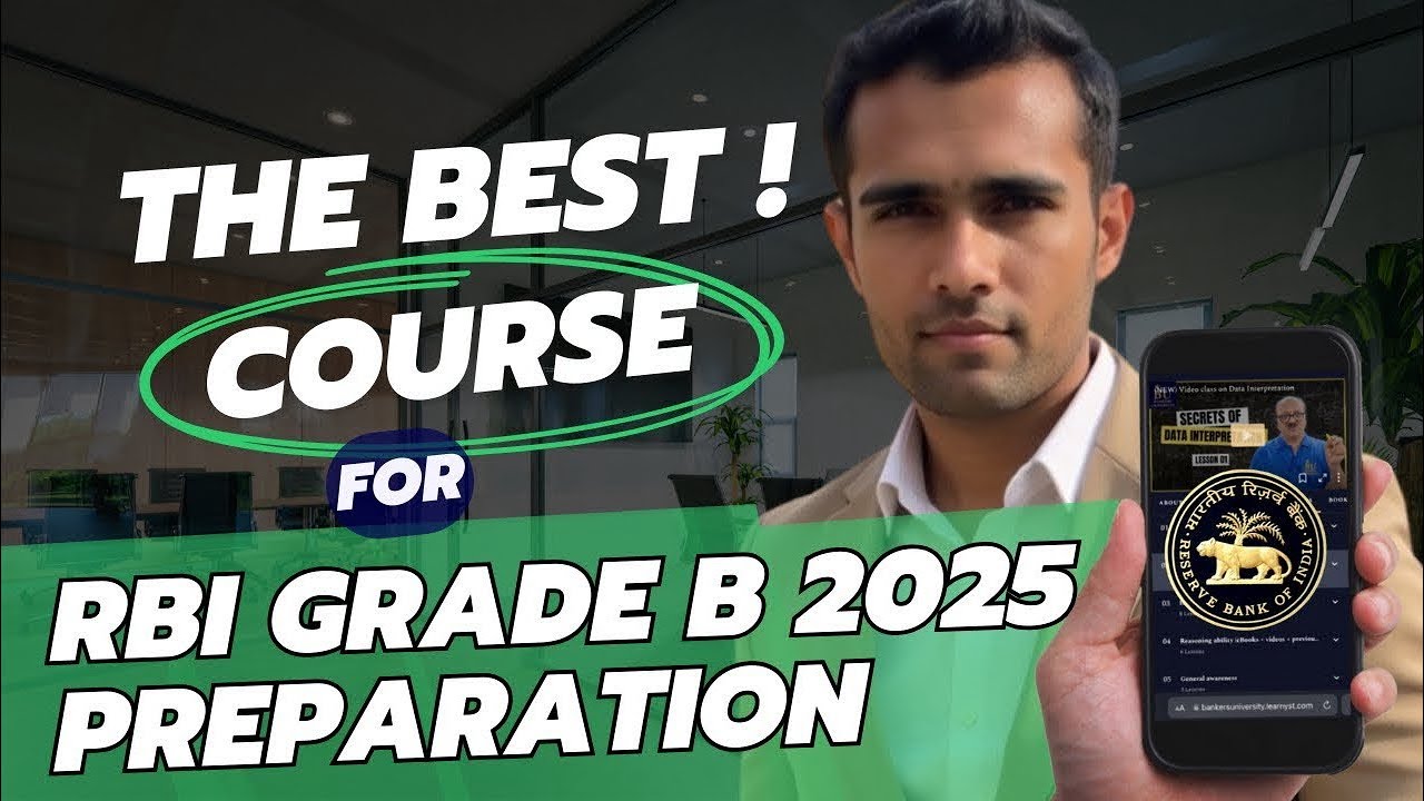 Best Online Coaching for RBI Grade B 2025 | Beginner to Banker Course | RBI Grade B Best Course