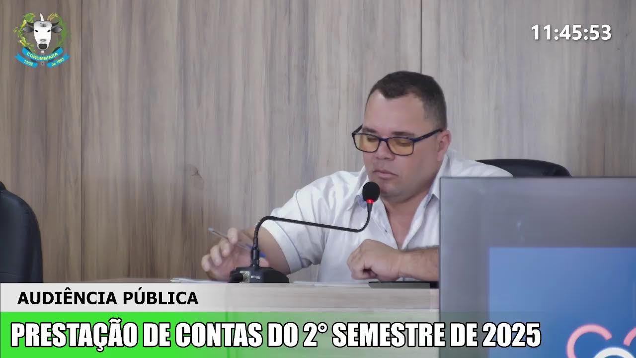 PRESTAÇÃO DE CONTAS DO 2° SEMESTRE DE 2025