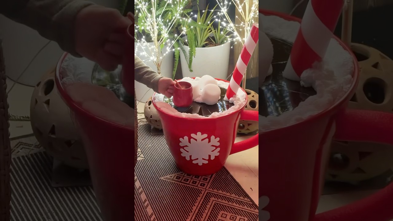 When your wife wants a side table for hot cocoa