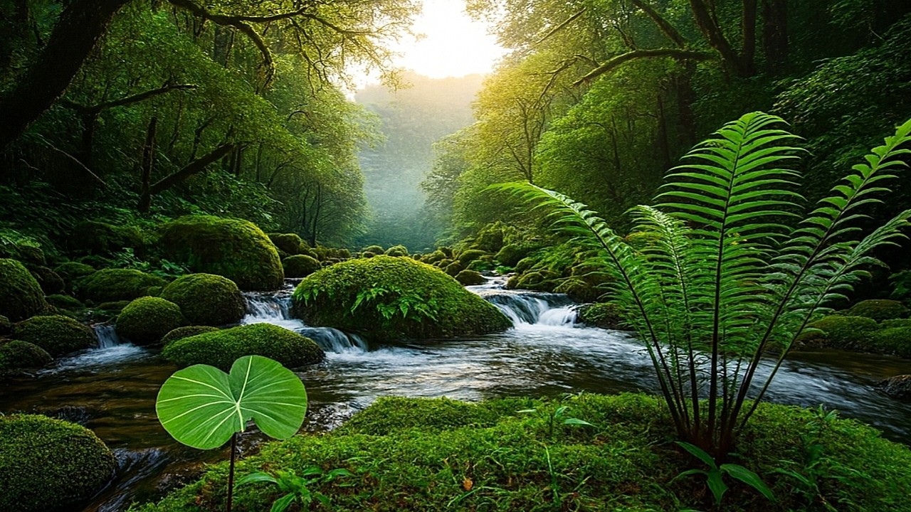Forest Stream Sounds with Birdsong | Natural Ambience for Relaxation and Sleep