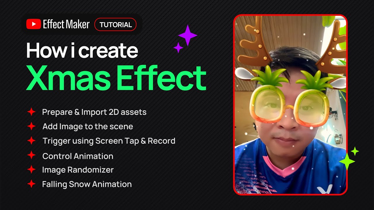 How to Create a Christmas Video Effect with YouTube Effect Maker &ndash; Full Tutorial #youtubeeffectmaker