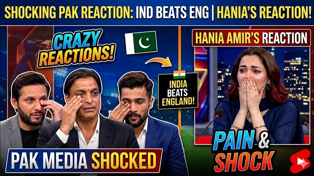 Pakistan Media Reaction After India defeats England🇮🇳पकिस्तान मीडिया वाले और पूर्व क्रिकेटर रिएक्शन