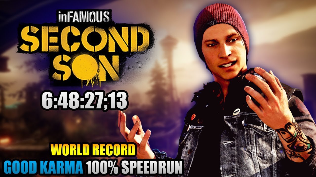 [Former World Record] inFAMOUS Second Son | Good Karma 100% Speedrun in 
