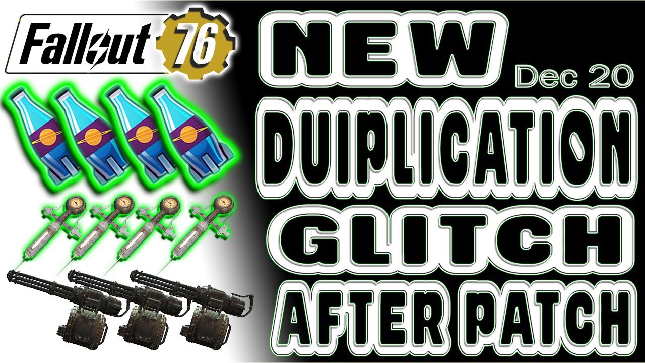 🆕 NEW DUPLICATION GLITCH After Patch (Dec 19) | Fallout 76 | HOW To DUPE Gear/Weapons/Money EXPLOIT