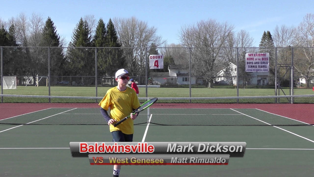 Spring Boys Varsity Baldwinsville Tennis VS West Genesee 4/18/2017