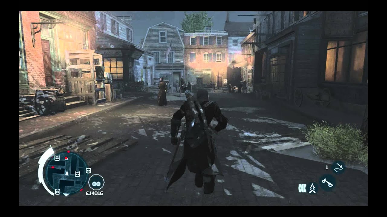 Gameplay Assasin's Creed 3 HD - Uso de todas las Armas. Boston.