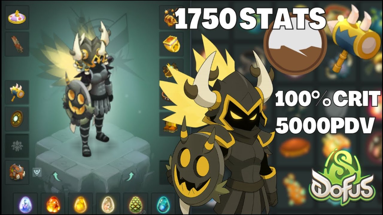 [Dofus 3.3] Le Stuff le plus cheat du jeu sur iop en 2025 - 100% Crit -6000 au Marteau Gargandyas!
