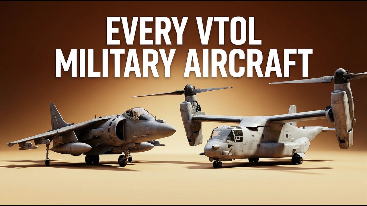 Every VTOL Military Aircraft Ever Built