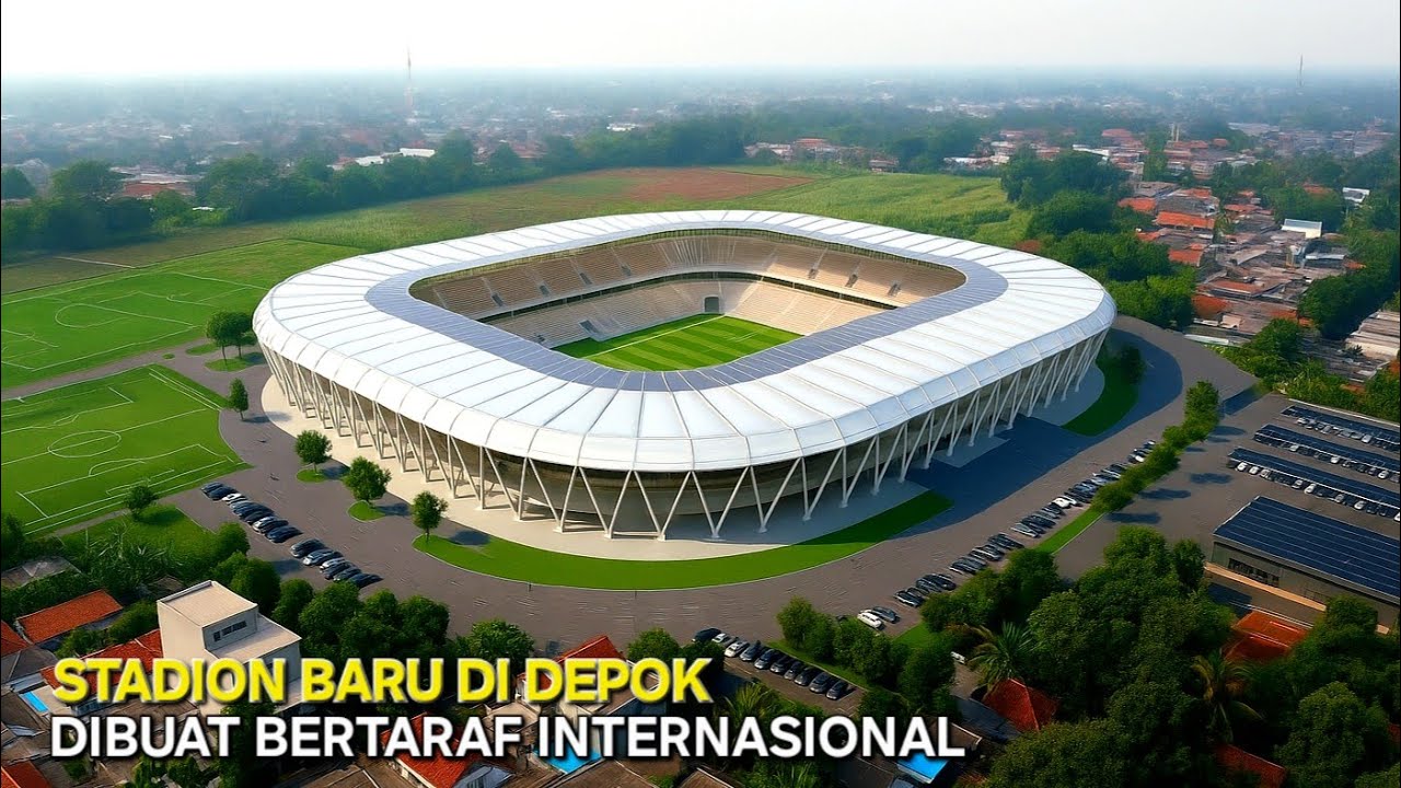 KEREN‼️DEPOK BANGUN STADION BERTARAF INTERNATIONAL DAN BERSTANDAR FIFA, DISINI LOKASINYA