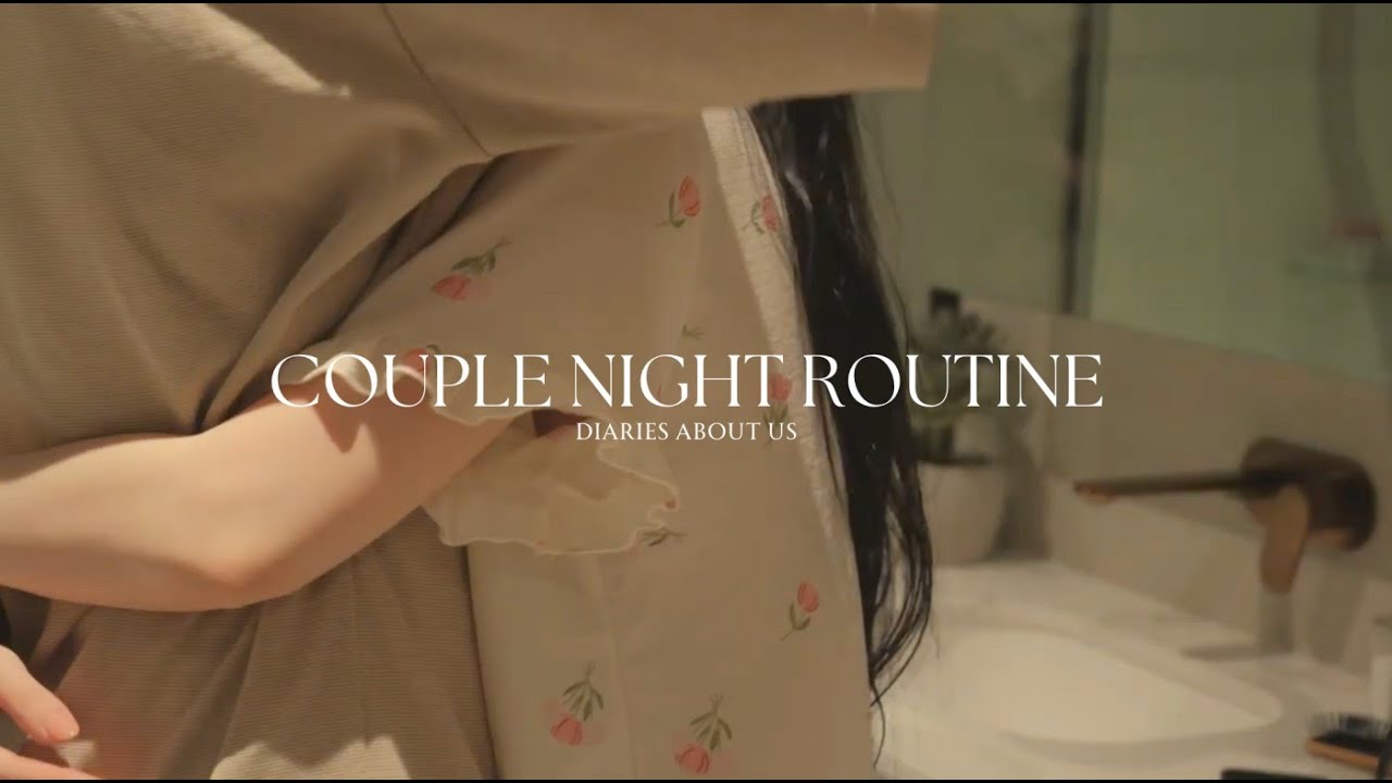 [Night Routine] Cozy Couple's Night Routine: Cooking and Baking Together 🍲❤️