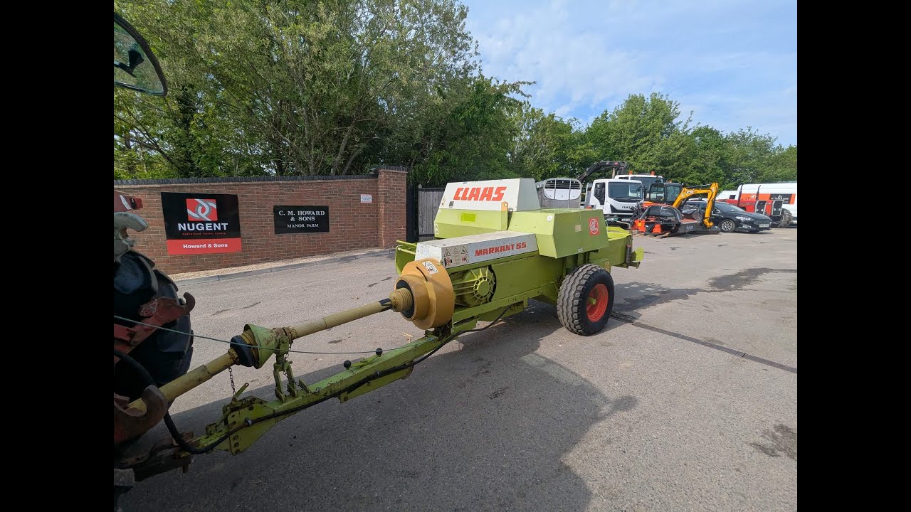 CLAAS MARKANT 55 BALER WALKAROUND VIDEO
