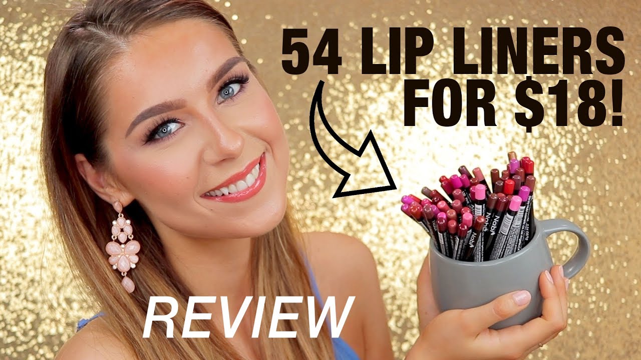 Nabi Lip Liner Set Review | 54 Colors for $18!