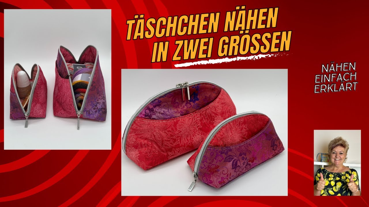 Exklusive Tasche in zwei Größen nähen 🧵
