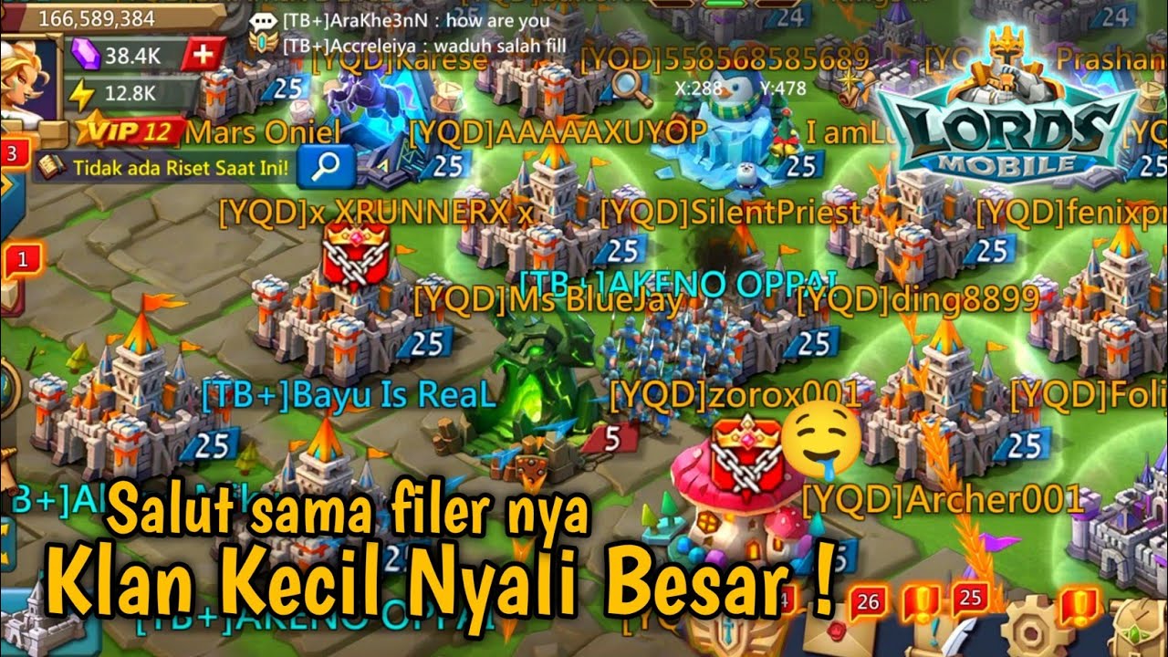 Ketemu Klan indo Brutal Padahal Klan Kecil, Sekali Rally kok Bisa Full?? ||Lords Mobile