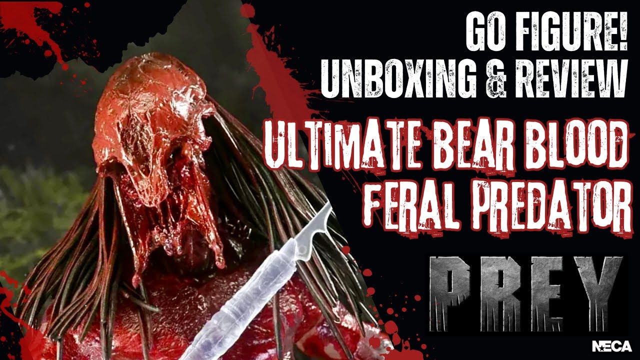 NECA ULTIMATE BEAR BLOOD FERAL PREDATOR PREY 1/10 SCALE FIGURE UNBOXING AND REVIEW