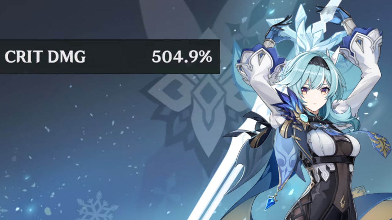 What 500% Crit Damage Eula Looks Like