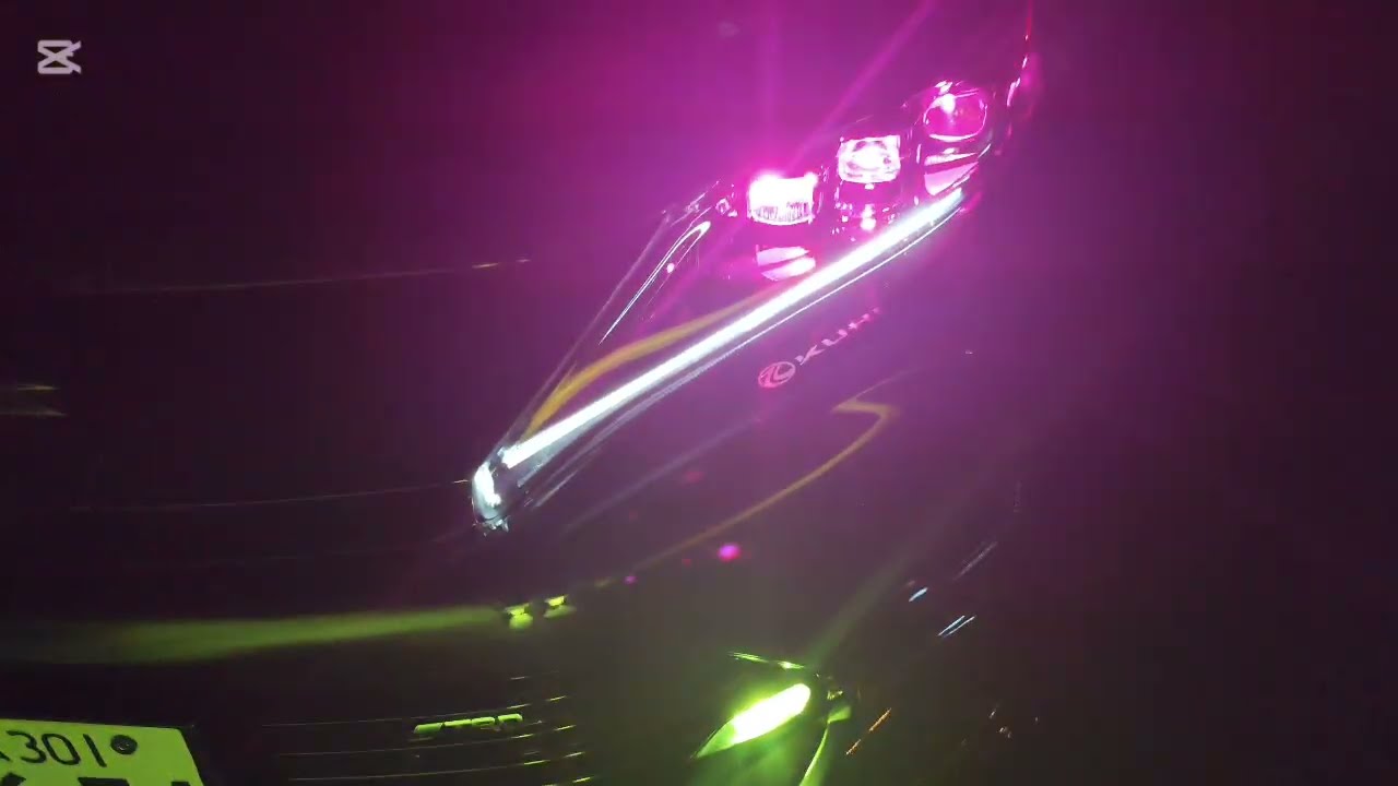 18LEDのSシリーズ イエローとライムイエロー70w使用レビュー