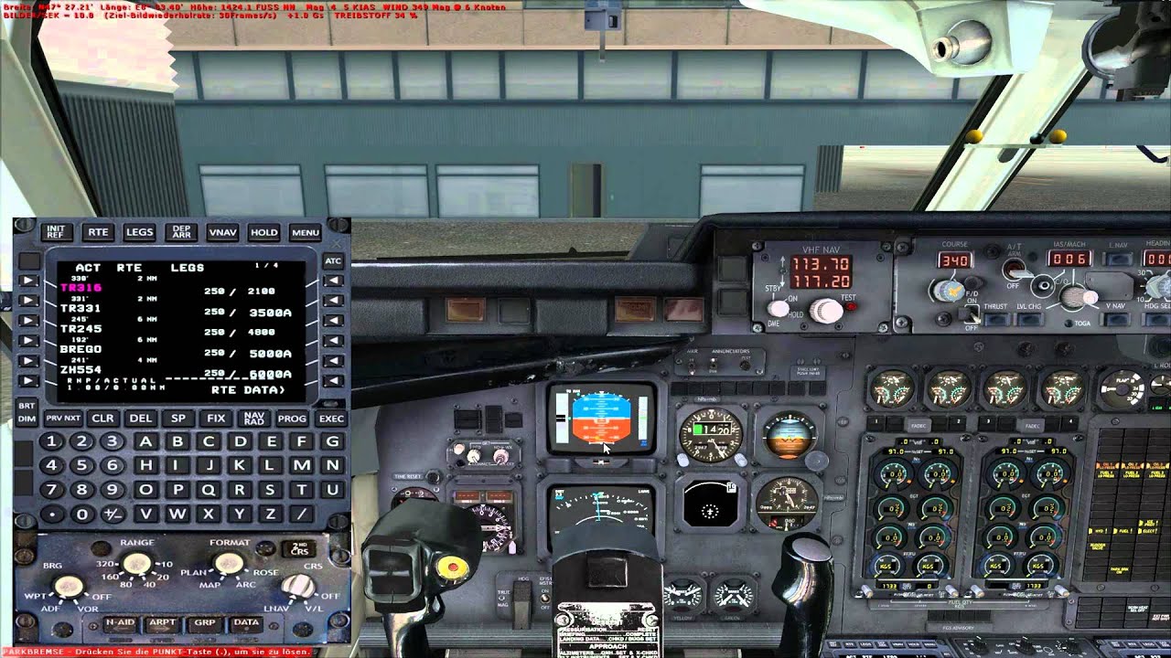 Quality Wings Avro RJ Series Tutorial Flight [GERMAN] part 1