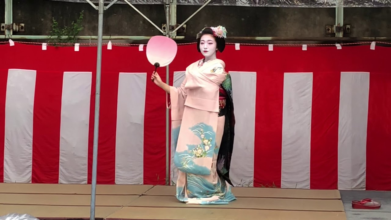 祇園祭 エコ屋台村セレモニー 宮川町 とし七菜「夏は蛍」 (2019/7/22)