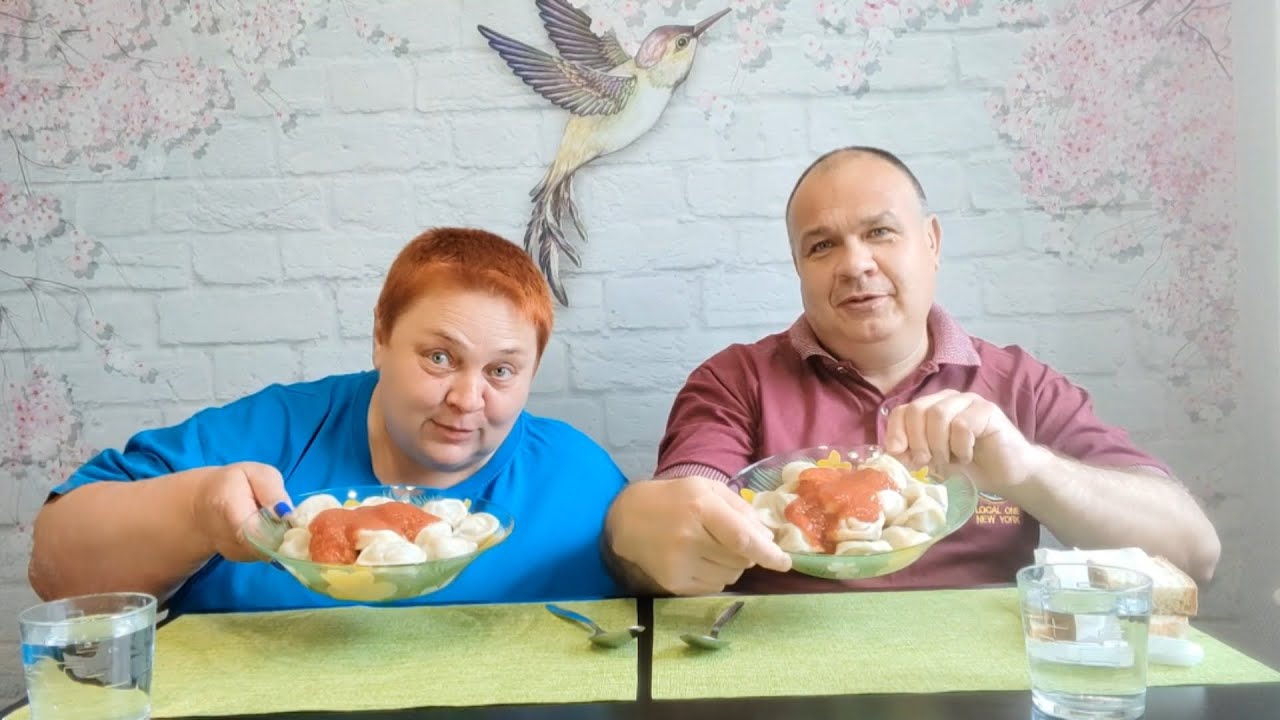Мукбанг ПЕЛЬМЕНИ ТОЛЬКО ЛОЖКОЙ 💯 ЖИРНЕНЬКИЕ ВЕГЕТАРИАНЦЫ!