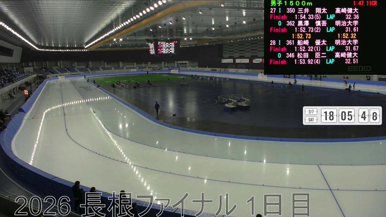 【1日目・02】YS　CUP　2026’長根ファイナルスピードスケート競技会