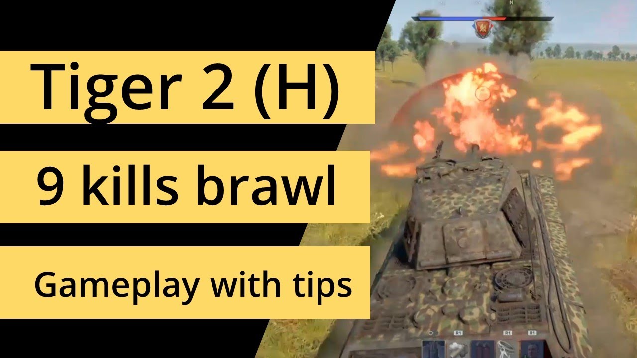 War Thunder how to play tiger 2 h - Gameplay for the tiger 2 h for realistic battles in War Thunder