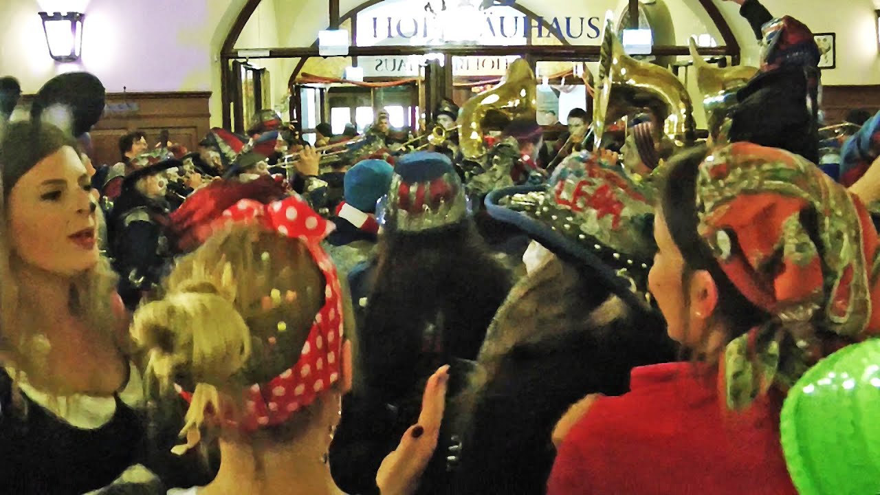Konzert // Lumpenkapelle Aitrach 2017 Faschingsdienstag 28. 2. Hofbräuhaus am Platzl, München, DE