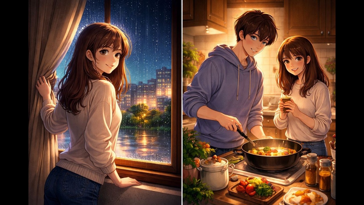 A Rainy Day in Our Cozy Home: Cooking Together & Quiet Moments