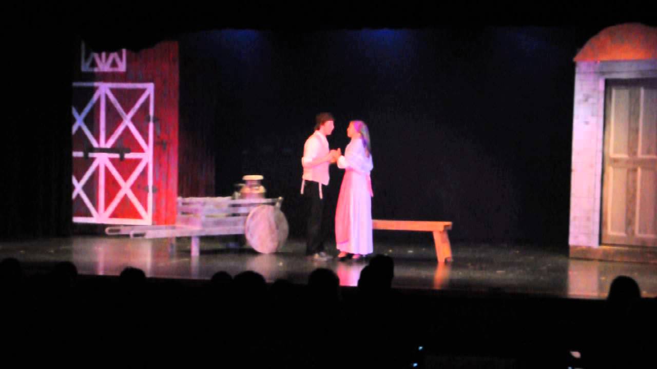 Hodel and Perchik Scene from Fiddler on the Roof