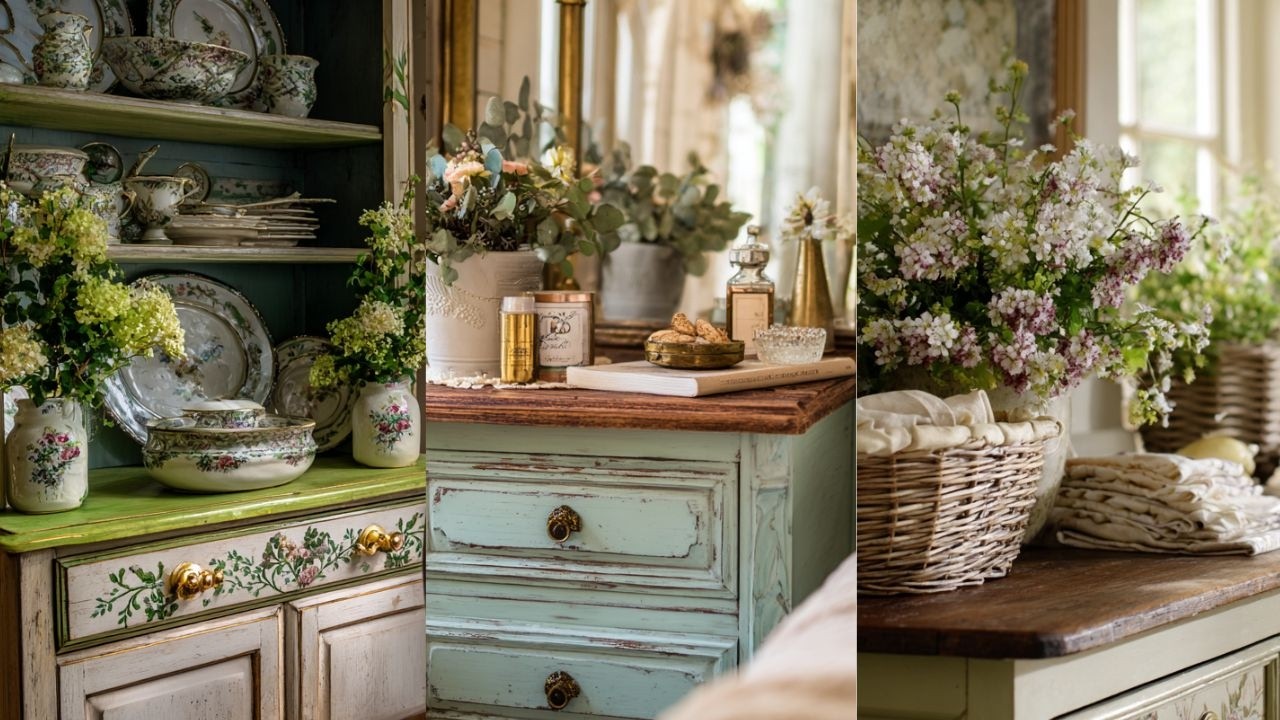 Spring Decorating Ideas That Bring Vintage Furniture Back to Life