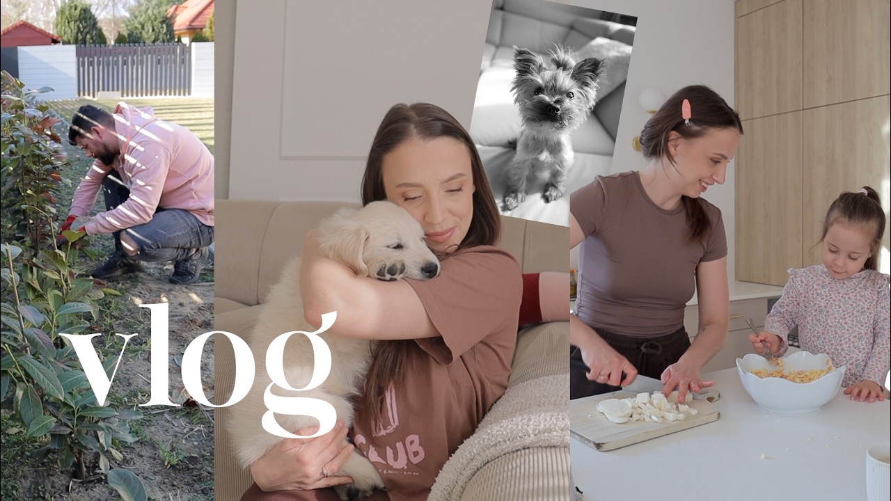 Dużo się zmieniło.. Pożegnanie, nowy piesek, prace w ogrodzie |Vlog