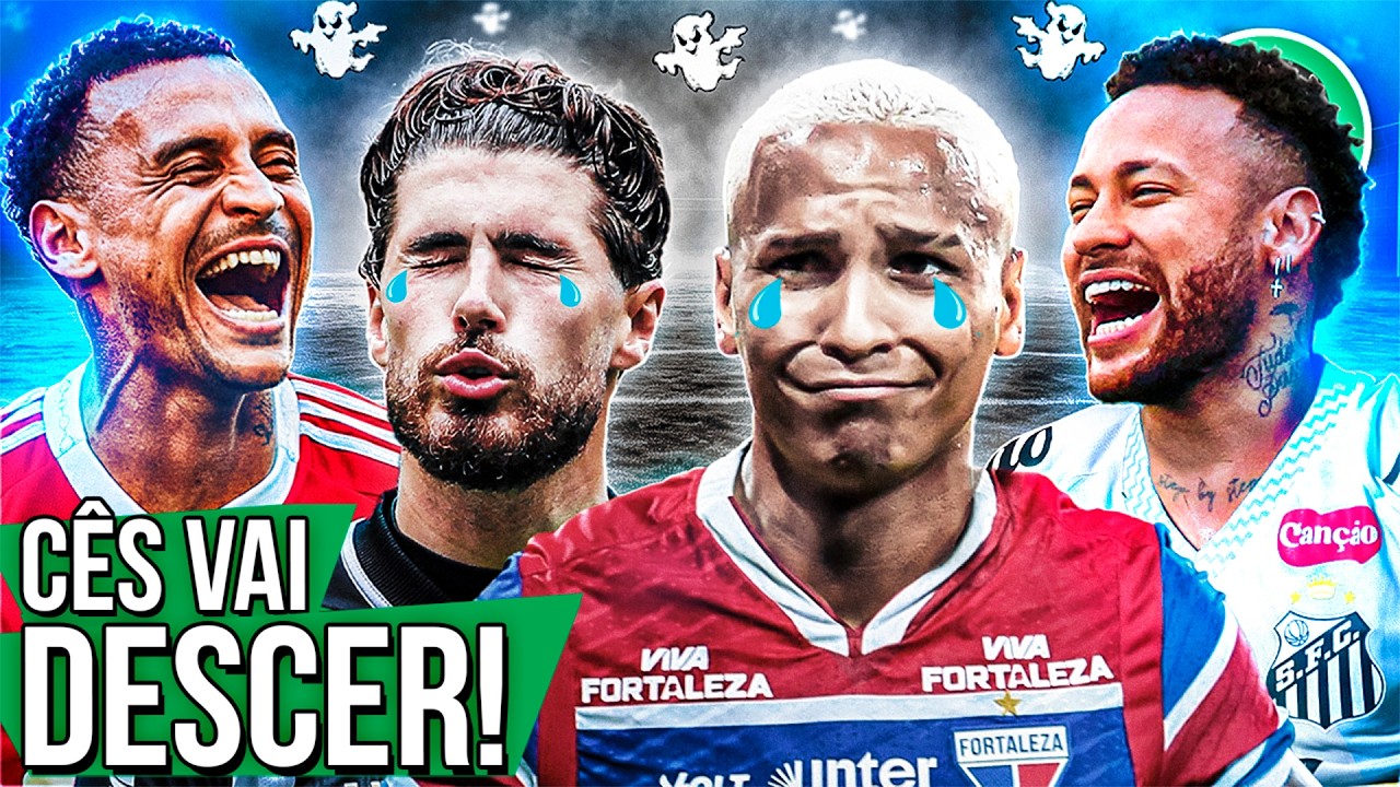 ♫ REBAIXADOS DO BRASILEIRÃO 2025 👻 (Vai descer, vai descer!) | Paródia Descer pra BC