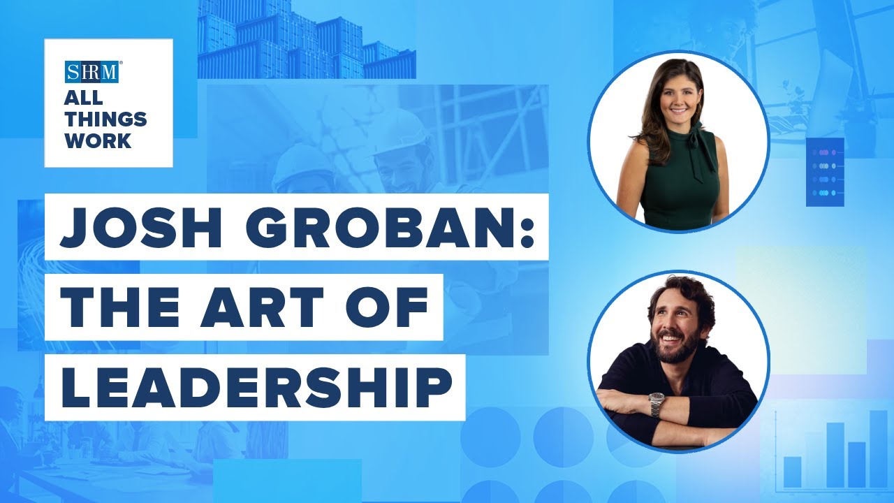 Josh Groban: A Heart-to-Heart on Creativity at Work | All Things Work