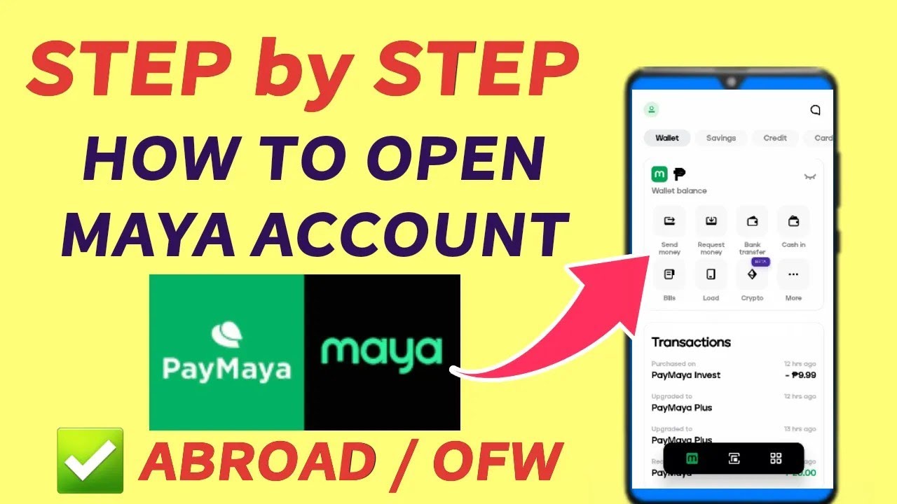 HOW TO OPEN MAYA / PAYMAYA ACCOUNT ABROAD STEP BY STEP HOW TO UPGRADE ACCOUNT | MAYA APP |BabyDrewTV