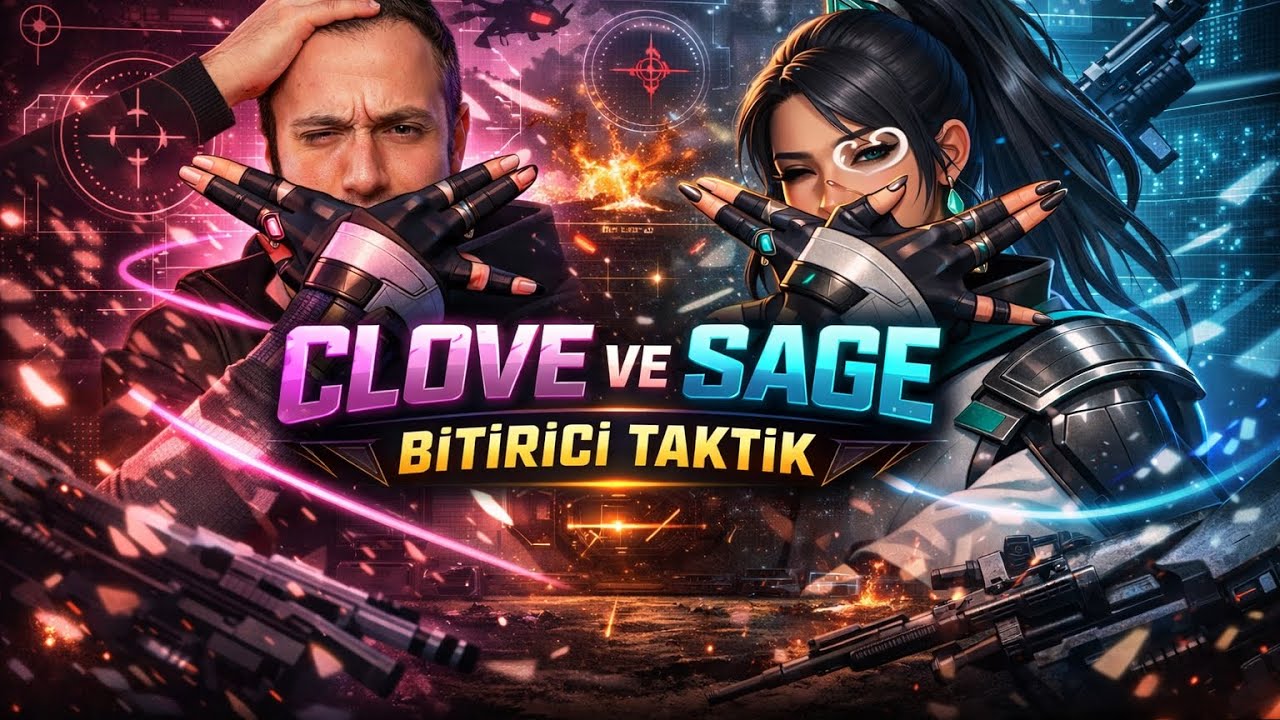 VALORANT CLOVE SÜREKLİ ROTASYON HIZLI TAKTİKLER DUO HERGÜN VİDEO !!!  ⚡