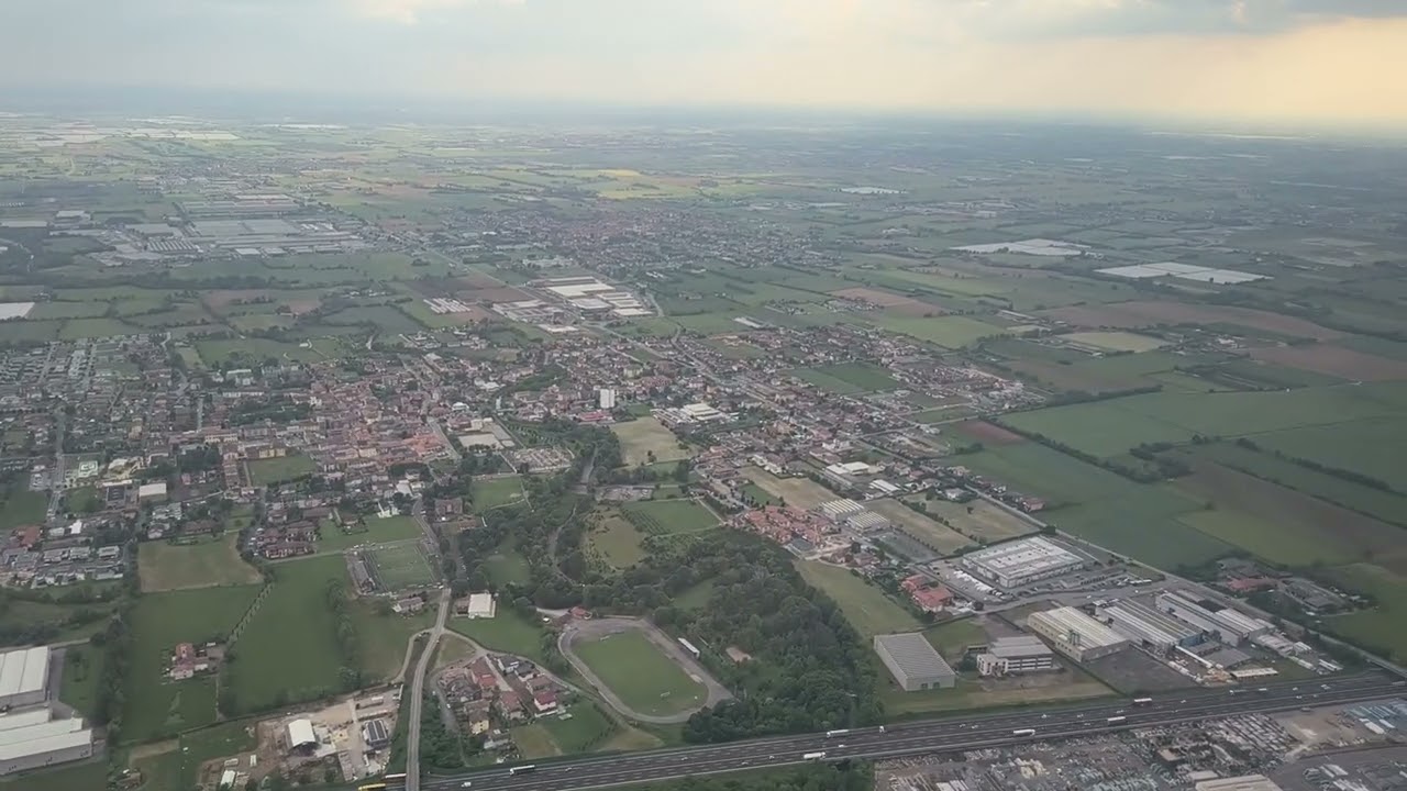 Atterraggio a Bergamo