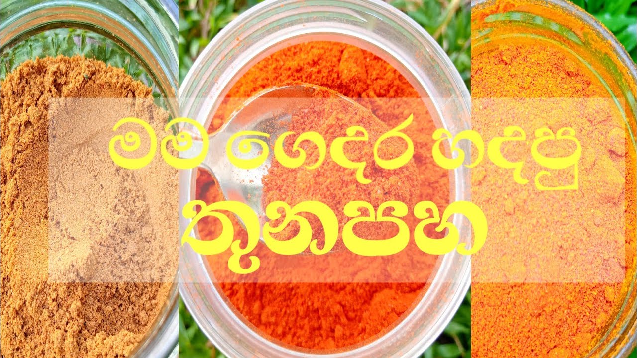 Jay's Kitchen | Homemade Curry Powder | මම ගෙදර හදපු තුනපහ 🫶