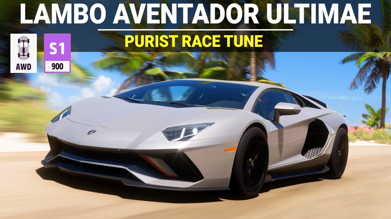 Forza Horizon 5 - 2021 Lamborghini Aventador Ultimae, FH5 Purist Race Build, Tune & Gameplay