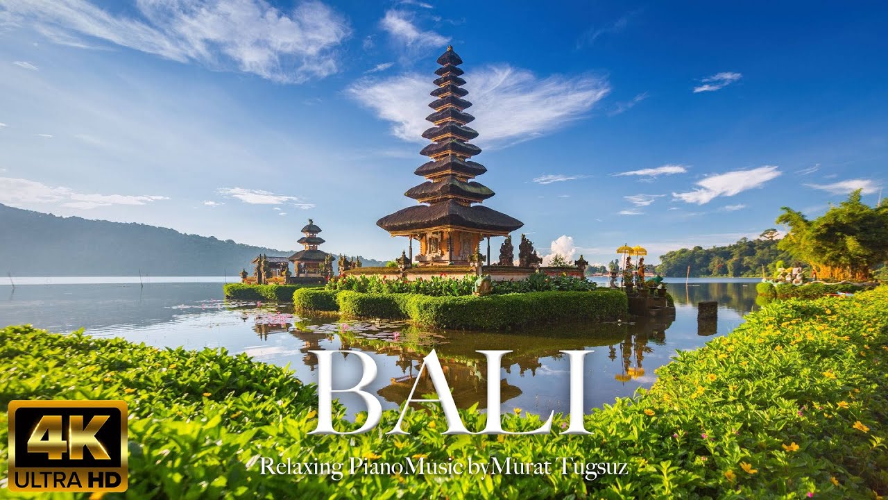 BALI 4k | Relaxing Piano Music by Murat Tugsuz