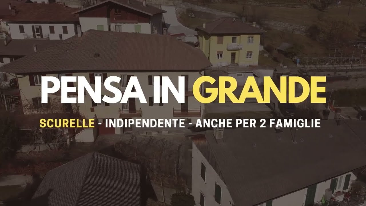 CASA A SCURELLE | Indipendente con giardino | Ideale anche per due famiglie