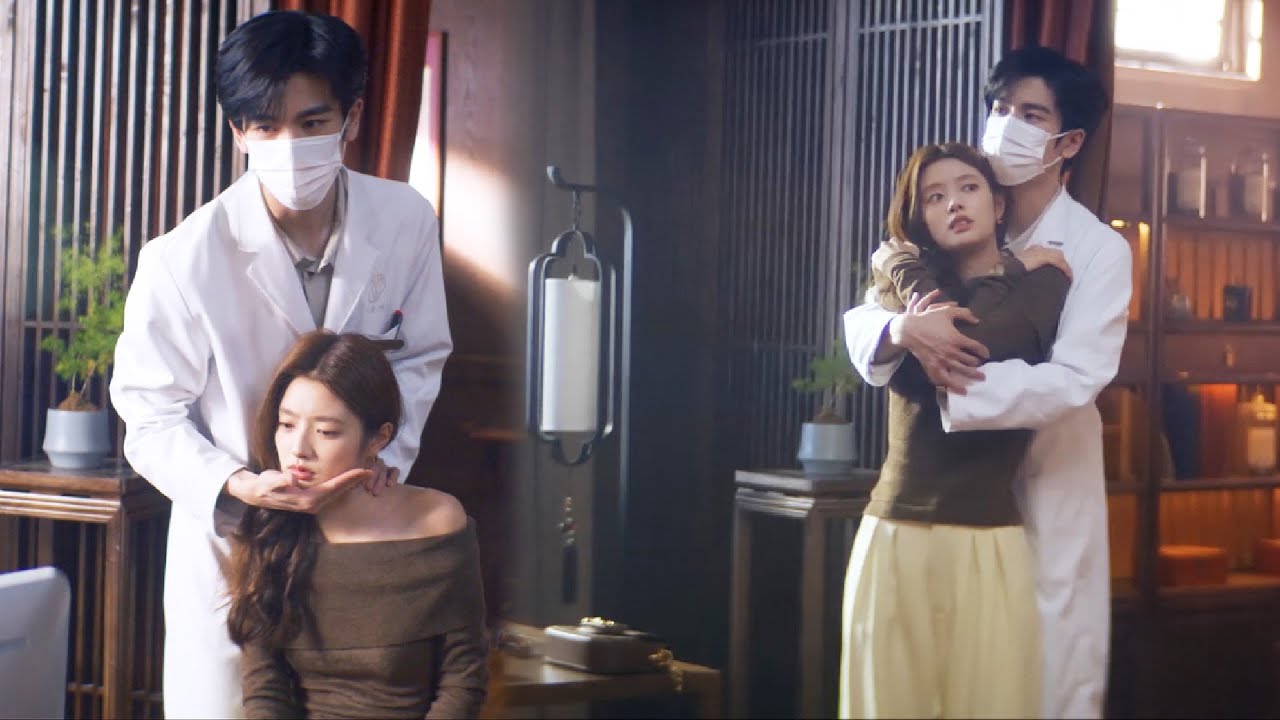 🌷【MOVIE】灰姑娘落枕，帥醫生心疼壞了，親自把她抱在懷裡做推拿 #最新中國電視劇 #甜寵 #徐若晗 #张凌赫 #爱你