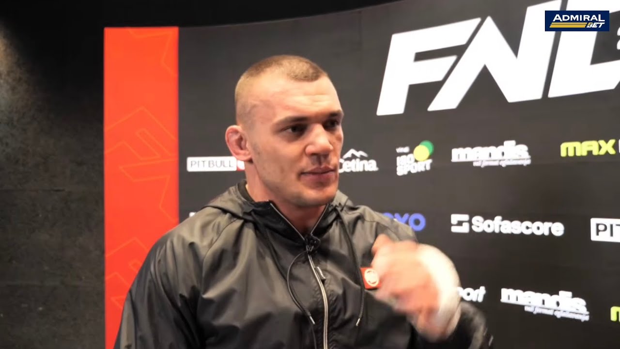 Darko Stošić nakon pobede na FNC 27 protiv Oli Thompsona 🗣️ Pobedu posvećujem ženi i ćerki !