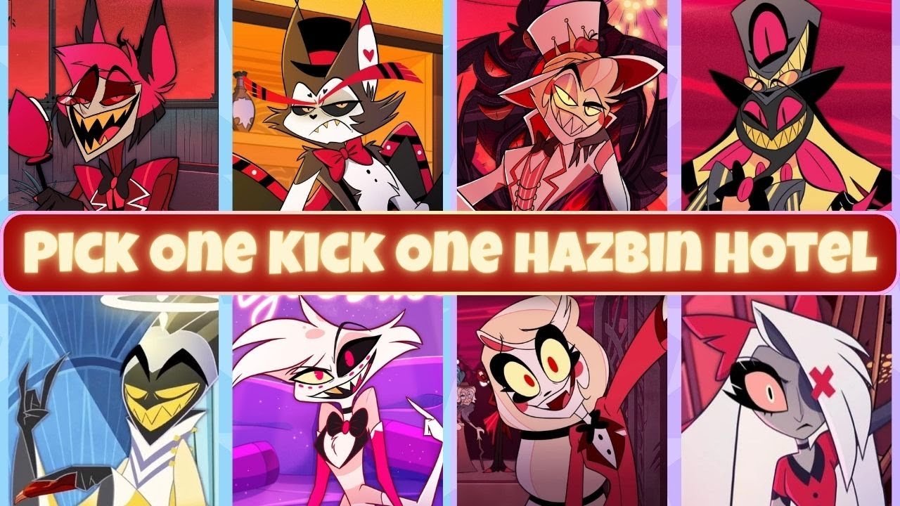 🔮Выберите один из вариантов отеля Hazbin Kick One 🗝️ Викторина