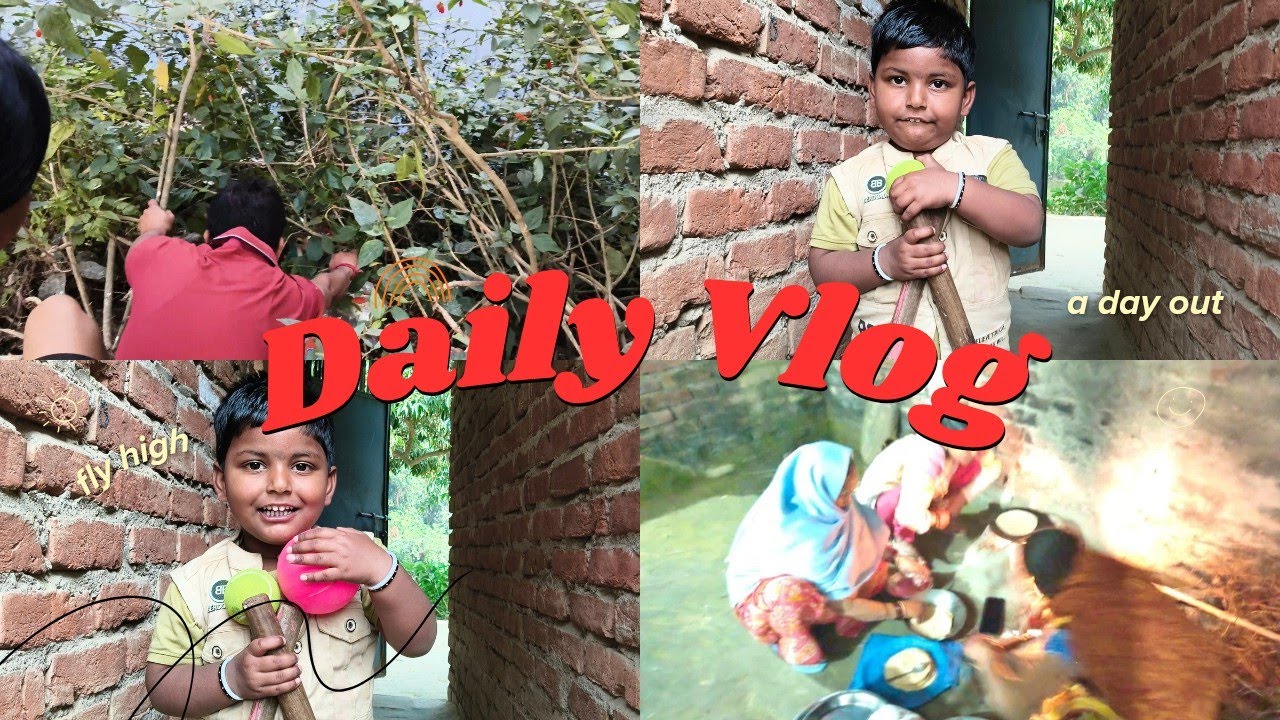 Bhuttu Dost Ke Saath Crazy Cricket Aur Chulhe Ki Roti! 🤤 | Village Vlog