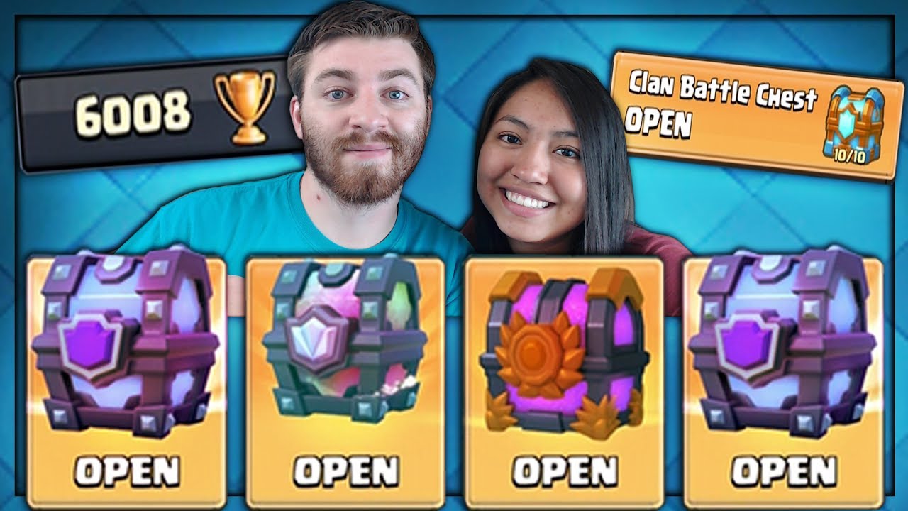 6000 TROPHIES & ALL MY CHEST OPENING! | Clash Royale | LEGENDARY CHEST & CLAN CHEST LEGENDARY!