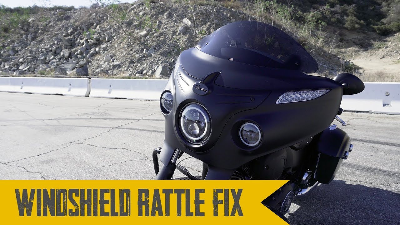 Indian Windshield Rattle Fix | EASY SOLUTION